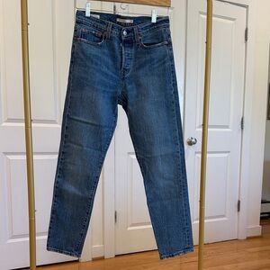 Levi's Dark Blue Straight Leg Jeans